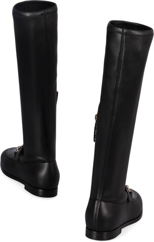 Gucci Leren Horsebit Laarzen
