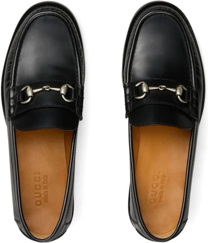 Gucci Leren Loafers met Horsebit Detail