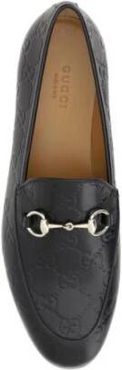 Gucci Leren Loafers met Horsebit Detail Black Dames