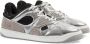 Gucci Leren mandje sneakers met geperforeerd detail Gray Heren - Thumbnail 2