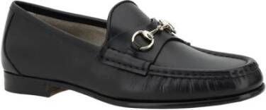 Gucci Loafers met Morsetto-detail in goudtinten Black Dames