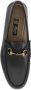 Gucci Metallic Horsebit Leren Loafers Black Heren - Thumbnail 4