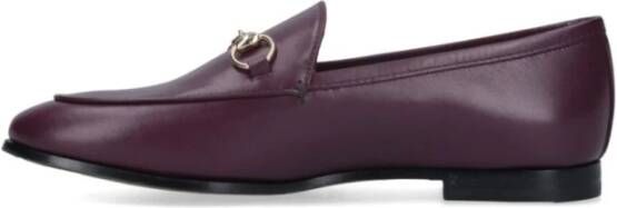 Gucci Paarse Slip-On Horsebit Detail Schoenen