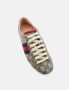 Gucci Retro Low-Top Web Stripe Sneakers Multicolor Dames - Thumbnail 5