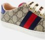 Gucci Retro Low-Top Web Stripe Sneakers Multicolor Dames - Thumbnail 6