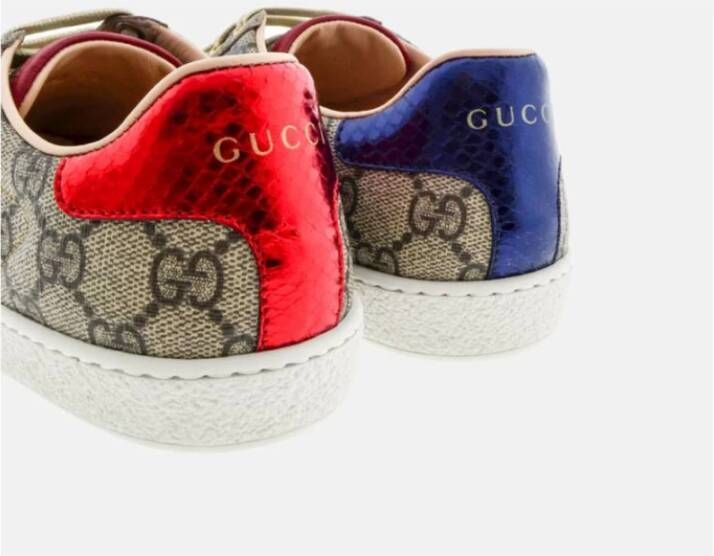Gucci Retro Low-Top Web Stripe Sneakers Multicolor Dames