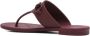 Gucci Rode Horsebit T-Bar Sandalen GG Patroon - Thumbnail 2