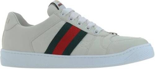 Gucci Veterschoenen met contrasterende plateauzool White Dames