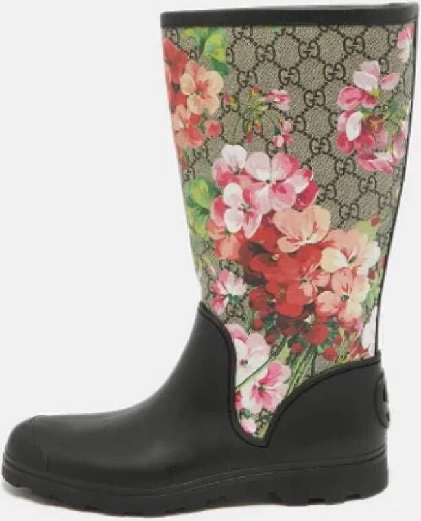 Gucci Vintage Pre-owned Canvas boots Multicolor Dames