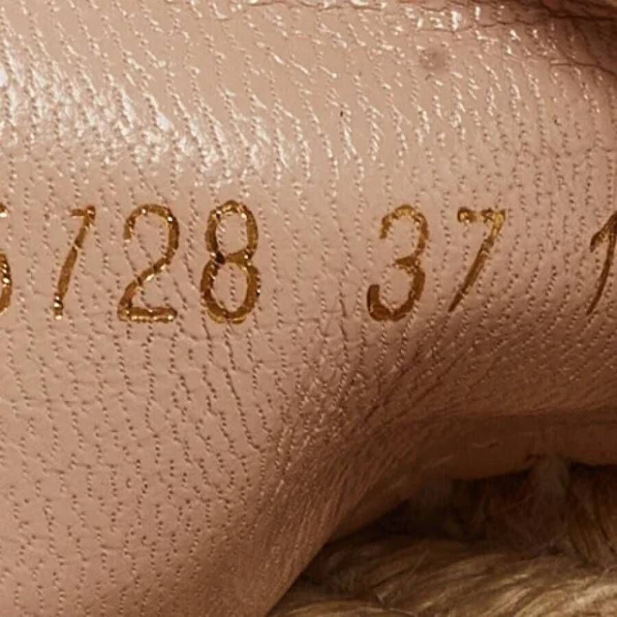 Gucci Vintage Pre-owned Canvas espadrilles White Dames