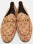 Gucci Vintage Pre-owned Canvas flats Beige Dames - Thumbnail 3