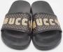 Gucci Vintage Pre-owned Canvas flats Black Dames - Thumbnail 3