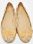 Gucci Vintage Pre-owned Canvas flats Brown Dames - Thumbnail 3