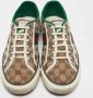 Gucci Vintage Pre-owned Canvas flats Brown Dames - Thumbnail 3