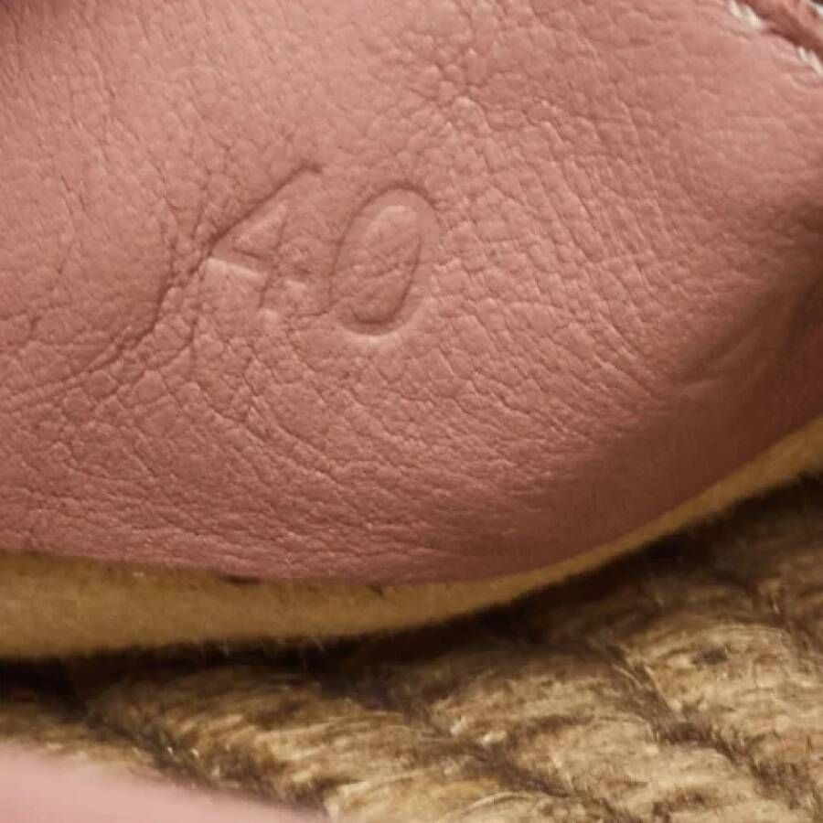 Gucci Vintage Pre-owned Canvas flats Pink Dames