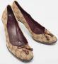 Gucci Vintage Pre-owned Canvas heels Beige Dames - Thumbnail 4