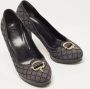 Gucci Vintage Pre-owned Canvas heels Blue Dames - Thumbnail 4