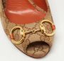 Gucci Vintage Pre-owned Canvas heels Brown Dames - Thumbnail 7