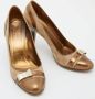 Gucci Vintage Pre-owned Canvas heels Brown Dames - Thumbnail 4
