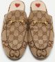 Gucci Vintage Pre-owned Canvas mules Brown Dames - Thumbnail 3