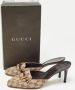 Gucci Vintage Pre-owned Canvas mules Brown Dames - Thumbnail 9
