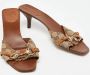 Gucci Vintage Pre-owned Canvas sandals Beige Dames - Thumbnail 4