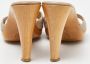 Gucci Vintage Pre-owned Canvas sandals Beige Dames - Thumbnail 5