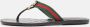 Gucci Vintage Pre-owned Canvas sandals Black Dames - Thumbnail 2