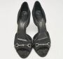Gucci Vintage Pre-owned Canvas sandals Black Dames - Thumbnail 3