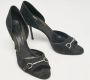 Gucci Vintage Pre-owned Canvas sandals Black Dames - Thumbnail 4