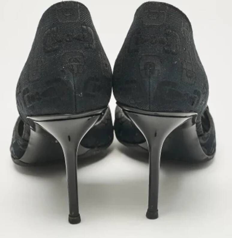 Gucci Vintage Pre-owned Canvas sandals Black Dames