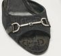 Gucci Vintage Pre-owned Canvas sandals Black Dames - Thumbnail 8