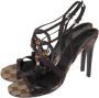 Gucci Vintage Pre-owned Canvas sandals Brown Dames - Thumbnail 3