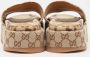 Gucci Vintage Pre-owned Canvas sandals Brown Dames - Thumbnail 5
