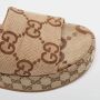 Gucci Vintage Pre-owned Canvas sandals Brown Dames - Thumbnail 7
