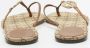 Gucci Vintage Pre-owned Canvas sandals Brown Dames - Thumbnail 5
