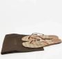 Gucci Vintage Pre-owned Canvas sandals Brown Dames - Thumbnail 9