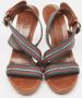 Gucci Vintage Pre-owned Canvas sandals Brown Dames - Thumbnail 3
