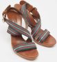 Gucci Vintage Pre-owned Canvas sandals Brown Dames - Thumbnail 4