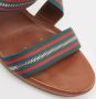 Gucci Vintage Pre-owned Canvas sandals Brown Dames - Thumbnail 7