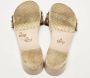 Gucci Vintage Pre-owned Canvas sandals Brown Dames - Thumbnail 4