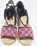 Gucci Vintage Pre-owned Canvas sandals Multicolor Dames - Thumbnail 2