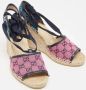 Gucci Vintage Pre-owned Canvas sandals Multicolor Dames - Thumbnail 3