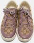 Gucci Vintage Pre-owned Canvas sneakers Beige Dames - Thumbnail 3
