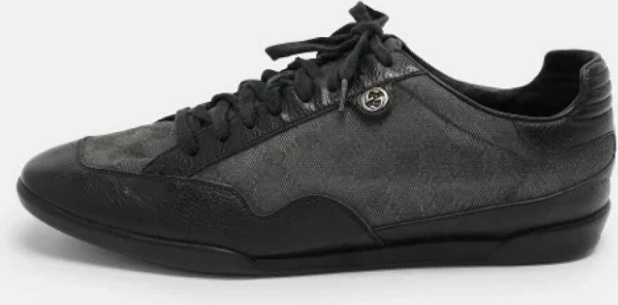 Gucci Vintage Pre-owned Canvas sneakers Black Heren