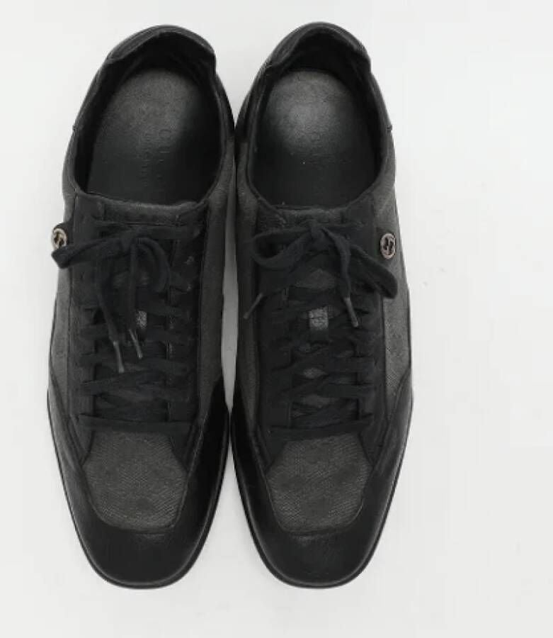 Gucci Vintage Pre-owned Canvas sneakers Black Heren