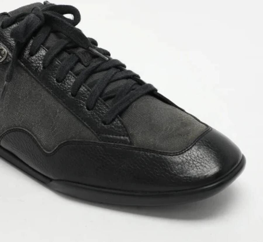 Gucci Vintage Pre-owned Canvas sneakers Black Heren