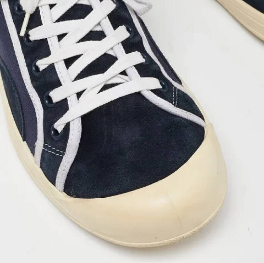 Gucci Vintage Pre-owned Canvas sneakers Blue Heren