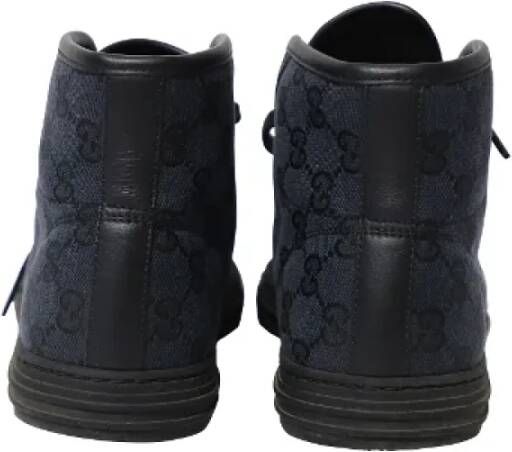 Gucci Vintage Pre-owned Canvas sneakers Blue Heren
