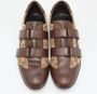 Gucci Vintage Pre-owned Canvas sneakers Brown Dames - Thumbnail 3